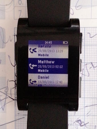 Dialer for Pebble