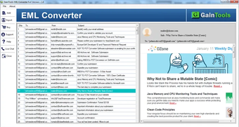 Obraz 0 dla GainTools EML to PST Conv…