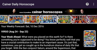 Bild 0 für Cainer Daily Horoscopes