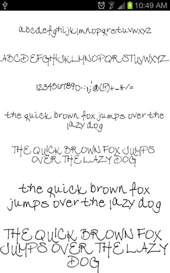 Fonts Hand Message Makerの画像0