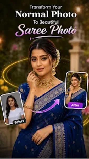 Obraz 0 dla Women Saree AI Photo Edit…