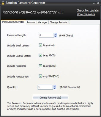 Random Password Generator