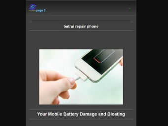 repair damaged cell phone batteries