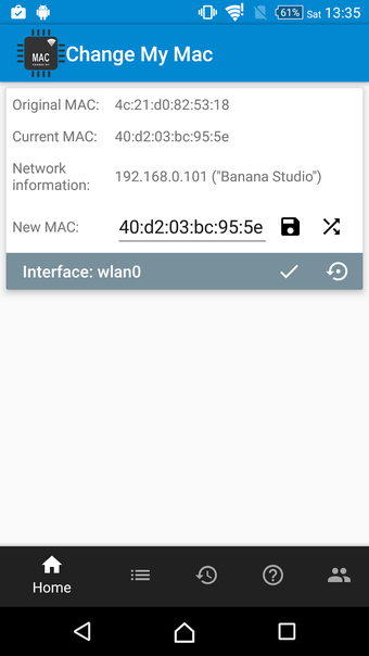 Change My MAC - Spoof Wifi MAC