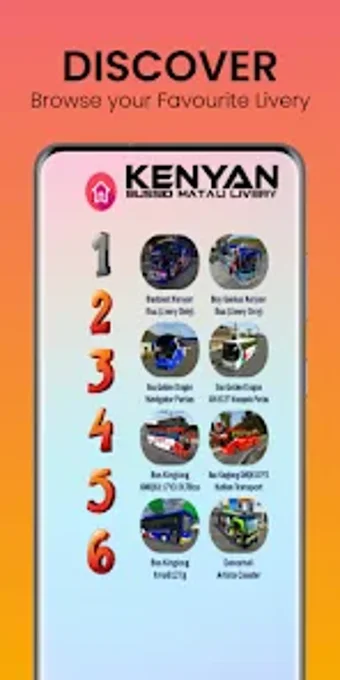 Bild 0 für Kenyan Bussid Matau Liver…