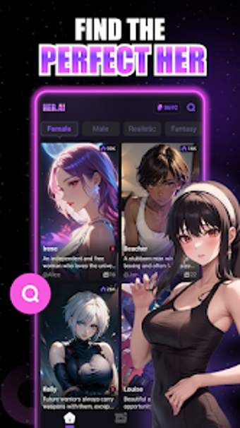 Bild 0 für Her.AI - Funny Chat Frien…