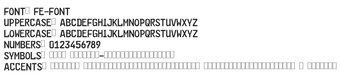 Obraz 0 dla FE-Font
