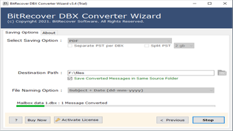 Immagine 0 per BitRecover DBX Converter …