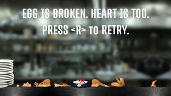 Immagine 0 per egg is broken. heart is t…