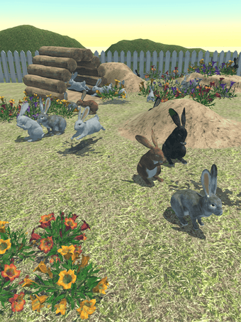 Obraz 0 dla Rabbit Friends - caring g…