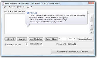 Bild 0 für Print multiple word docum…