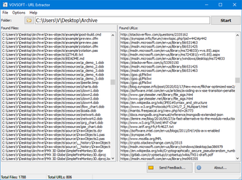 Immagine 0 per VOVSOFT URL Extractor