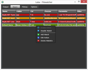 Luba Filewatcher