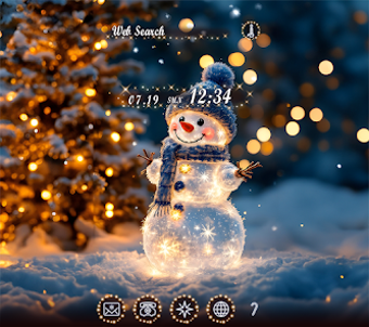 Bild 0 für Twinkling Snowman Theme H…
