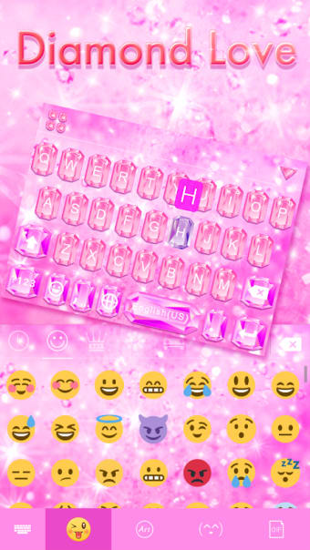 diamondlove Keyboard Background