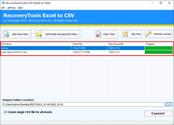 BitRecover Excel to CSV C…の画像0