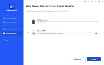 AOMEI FastRecoveryの画像0