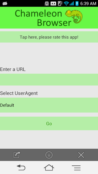 Chameleon browser (UserAgent)