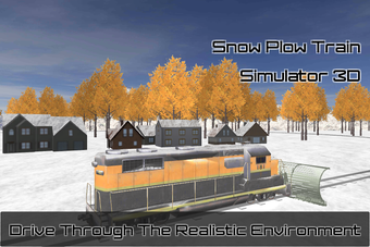 Snow Plowing Train Simulator 3D