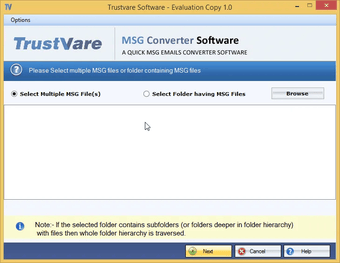 Bild 0 für TrustVare MSG to EML Conv…