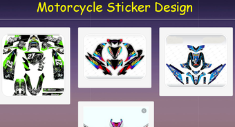 Obraz 0 dla Motorcycle Sticker Design