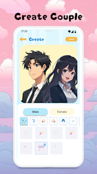 Anime Couple: DIY Avatar …的第0张图片