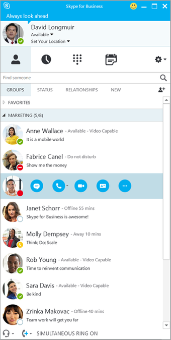 Image 1 for Skype for Business