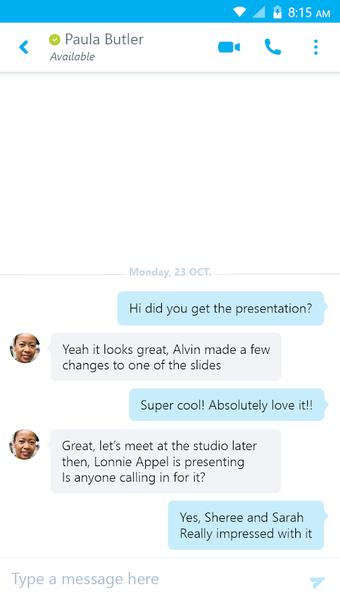 Bild 1 für Skype for Business