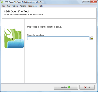 CDR Open File Tool