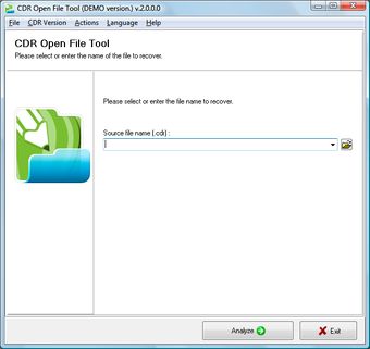 CDR Open File Tool