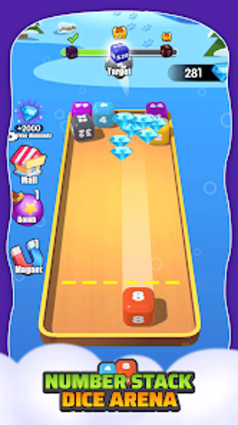 Bild 0 für Number Stack: Dice Arena