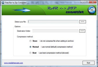 Free RAR to ZIP Converterの画像0