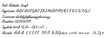 Bild 0 für Belinda Script
