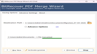 Bild 0 für BitRecover PDF Merge Wiza…