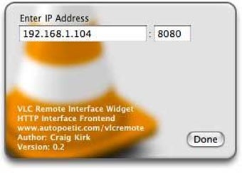 Immagine 0 per VLC Remote Interface Widg…