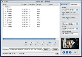 Xilisoft DVD to iPod Converter