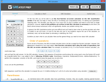 GRE Calculator