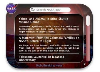 NASA Widget