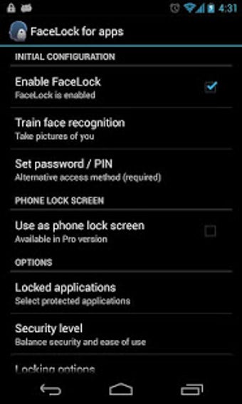 Immagine 2 per FaceLock for apps
