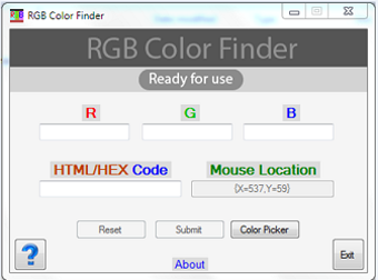 Image 0 for RGB Color Finder