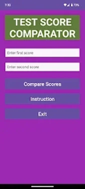 Image 0 for Test Score Comparator
