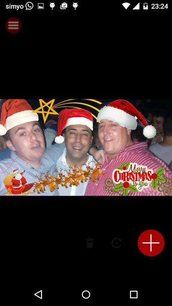 Merry Christmas Photo Stickers