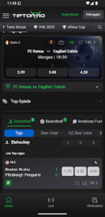 Obraz 0 dla TIPTORRO Sportwetten