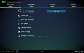 AntiVirus Security FREE for tablet