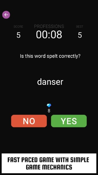 Word Spell Game : Yes or No ?