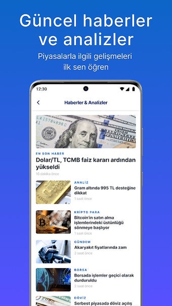 Bild 0 für Doviz.com - Altın, Borsa