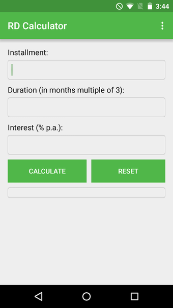 Recurring Deposit Calculator