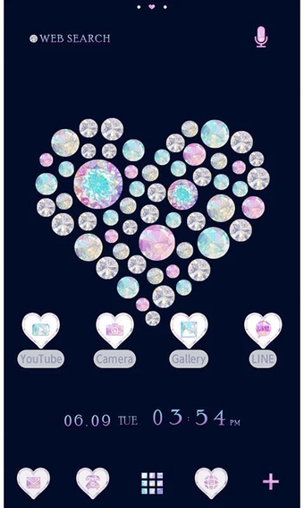 Bild 0 für Cute Theme-Jewel Heart-