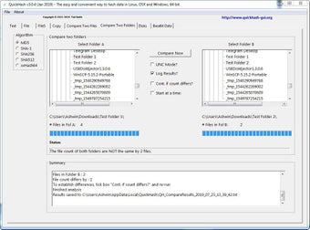Bild 1 für QuickHash GUI