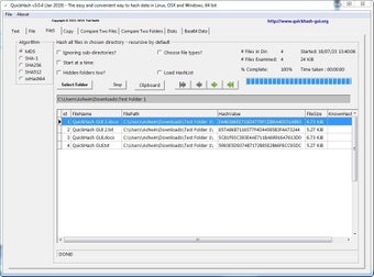 Bild 2 für QuickHash GUI